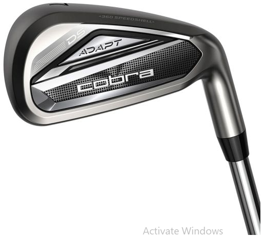 Cobra DS-ADAPT Steel Irons Set (5–GW) – Forged Feel Distance Irons with PWRSHELL & H.O.T Face Technology
