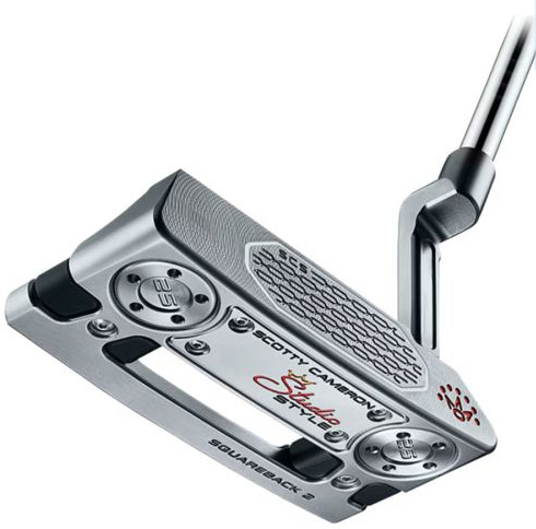 Scotty Cameron Studio Style Long Design Squareback 2 Putter – Counterbalanced Mid-Mallet with SCS Insert & High MOI Stability