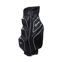 RAM Golf FX Deluxe 14-Way Cart Bag – Lightweight Golf Cart Bag with 10 Storage Pockets | Black, Blue, Red & White