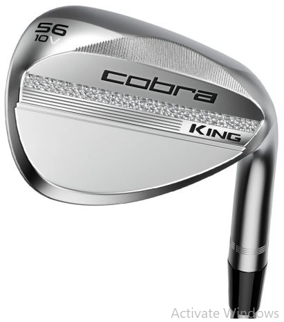Cobra KING Steel Wedge – Chrome Finish | High Spin Golf Wedge with Progressive Grooves & Tour Grind