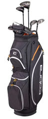 Cobra Fly-XL Men’s Complete Golf Set with Cart Bag (Driver, Fairway, Hybrid, Irons, Putter)