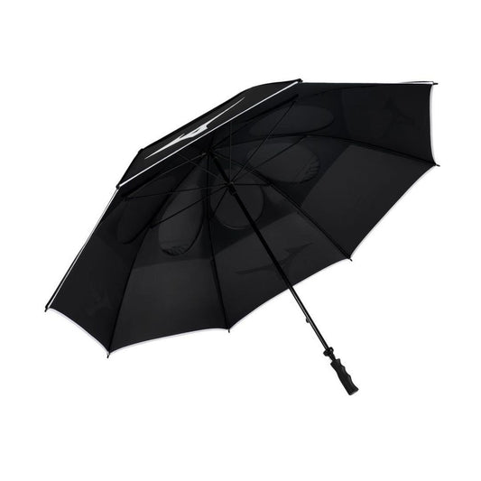 Mizuno Tour Golf Umbrella Black – 68 Inch Double Canopy Windproof Waterproof Golf Umbrella