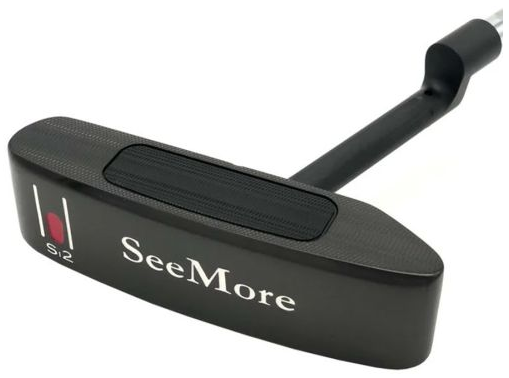 SeeMore SI2 Black Putter – RifleScope Alignment System, Precision Milled Face & Stealth Matte Finish