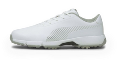 PUMA Grip Fusion Sport 3.5 Golf Shoes – Puma White | Waterproof Soft Spike Golf Shoes for Men