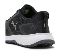 PUMA Fusion Grip 6 Spikeless Golf Shoes – Puma Black/Puma Shadow | Lightweight Breathable Golf Shoes for Men