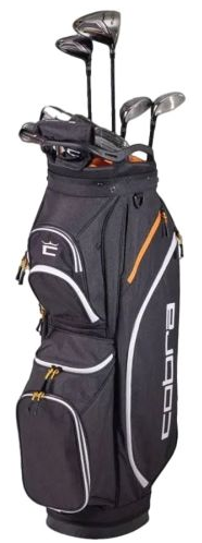 COBRA Men’s Fly-XL Graphite Golf Set (Right Hand, Regular Flex) – 10 Clubs + Stand Bag | Complete Game Improvement Set