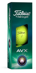Titleist AVX Golf Balls – Yellow | Ultra Soft Feel, Low Flight, Long Distance Premium Golf Balls (Dozen)