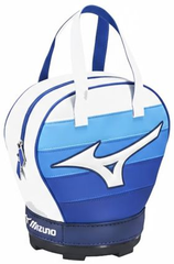Mizuno Tour Practice Golf Ball Bag – White/Blue | Premium Range Ball Carry Bag