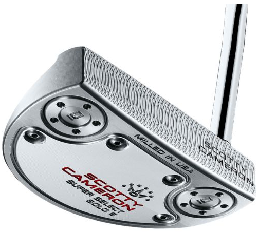 Scotty Cameron Super Select Golo 6 Putter – Compact Mallet with Mid-Bend Shaft, Precision Milled Face & Soft Feel