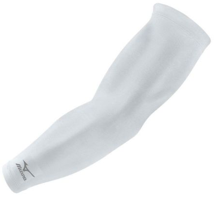 Mizuno Golf Arm Sleeves White – UV Protection Cooling Compression Sleeves