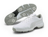 PUMA Grip Fusion Sport 3.5 Golf Shoes – Puma White | Waterproof Soft Spike Golf Shoes for Men