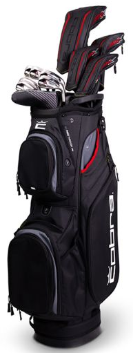 Cobra Men’s Air-X2 Graphite Golf Set Right Hand Regular (11 Clubs + Bag) – Lightweight Complete Golf Set