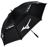 Mizuno Tour Golf Umbrella Black – Large Windproof Double Canopy Umbrella for Rain & Sun Protection