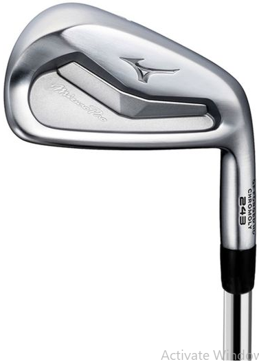 Mizuno Pro 243 Forged Irons Set (4–PW) Steel – Players Distance Irons with Speed, Feel & Custom Fit