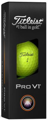 Titleist Pro V1 Golf Balls – Yellow | Premium Tour Golf Balls for Distance, Spin & Control (1 Dozen)