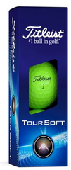 Titleist Tour Soft Golf Balls – Green | Ultra Soft Feel, Long Distance & High Visibility Golf Balls (Dozen)