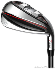 Cobra T-Rail (5-GW) Steel Irons Set – Black/Red | Hybrid Iron Set for Maximum Forgiveness & Distance