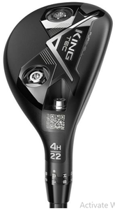 Cobra KING TEC Hybrid – Adjustable Players Hybrid with Carbon Crown, H.O.T Face & Tungsten Weighting