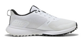 PUMA Fusion Grip 6 Spikeless Golf Shoes – Puma White/Puma Black | Lightweight Breathable Golf Shoes for Men