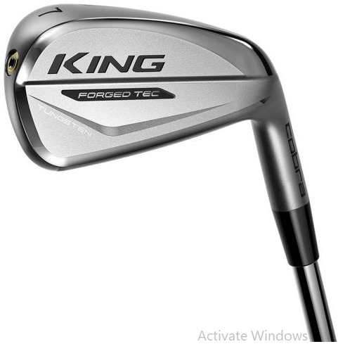 COBRA King Forged Tec (4-PW) Steel Irons Set – Hollow Body Players Distance Irons with Tungsten Weighting & Forged Feel