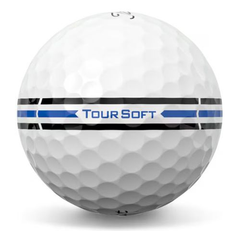 Titleist Tour Soft AIM 360 Golf Balls – White | Ultra Soft Feel, Long Distance & 360° Alignment (Dozen)