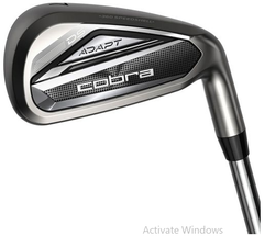Cobra DS-ADAPT Steel Irons Set (5–GW) – Forged Feel Distance Irons with PWRSHELL & H.O.T Face Technology