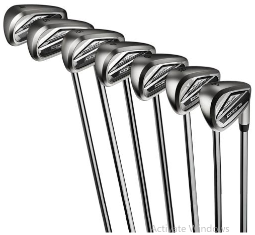 Cobra DS-ADAPT Steel Irons Set (5–GW) – Forged Feel Distance Irons with PWRSHELL & H.O.T Face Technology