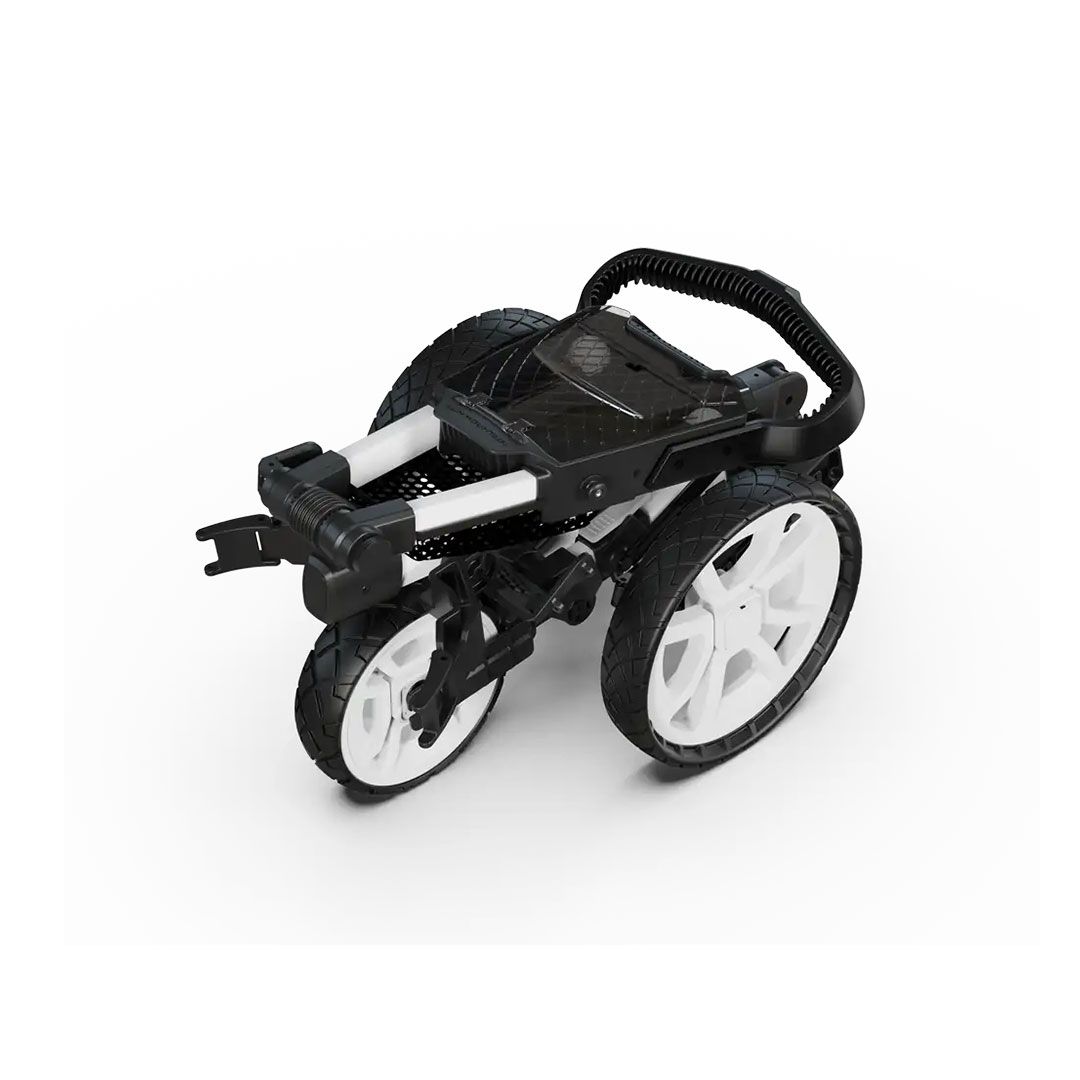 Sun Mountain Pathfinder PX3 3-Wheel Golf Push Cart | Lightweight Foldable Golf Trolley with Storage Console