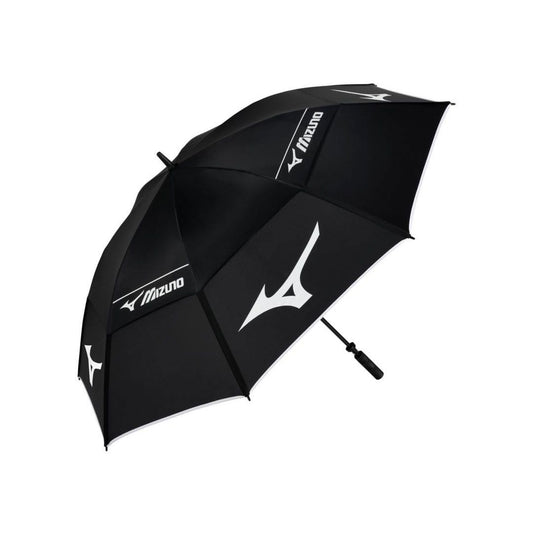 Mizuno Tour Golf Umbrella Black – 68 Inch Double Canopy Windproof Waterproof Golf Umbrella