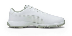 PUMA Grip Fusion Sport 3.5 Golf Shoes – Puma White | Waterproof Soft Spike Golf Shoes for Men
