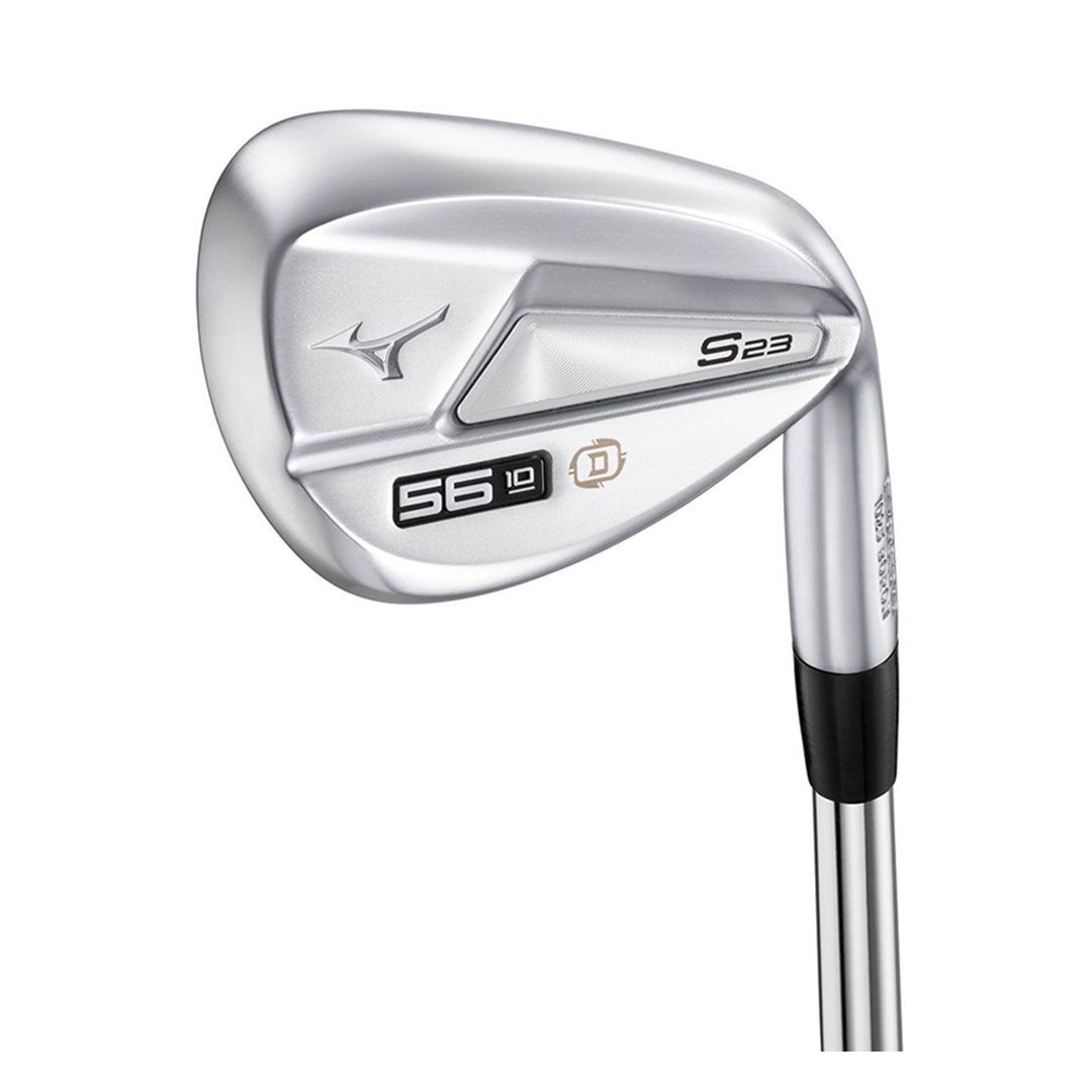 Mizuno S23 Satin Chrome Wedge | Grain Flow Forged HD | HydroFlow Micro Grooves | Precision Spin Golf Wedge