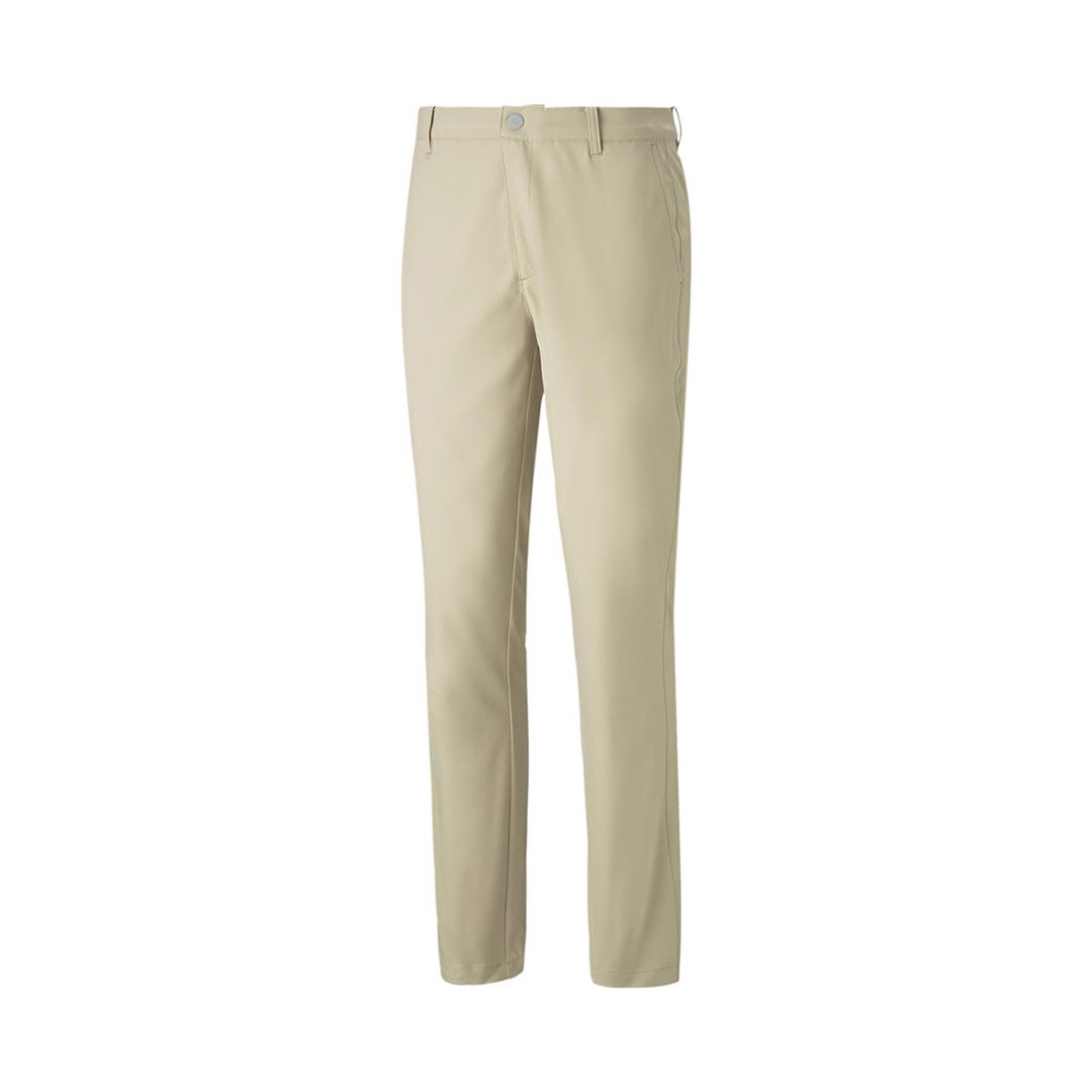 PUMA Dealer Tailored Men's Golf Pants - Khaki | Stretch Performance Golf Trousers