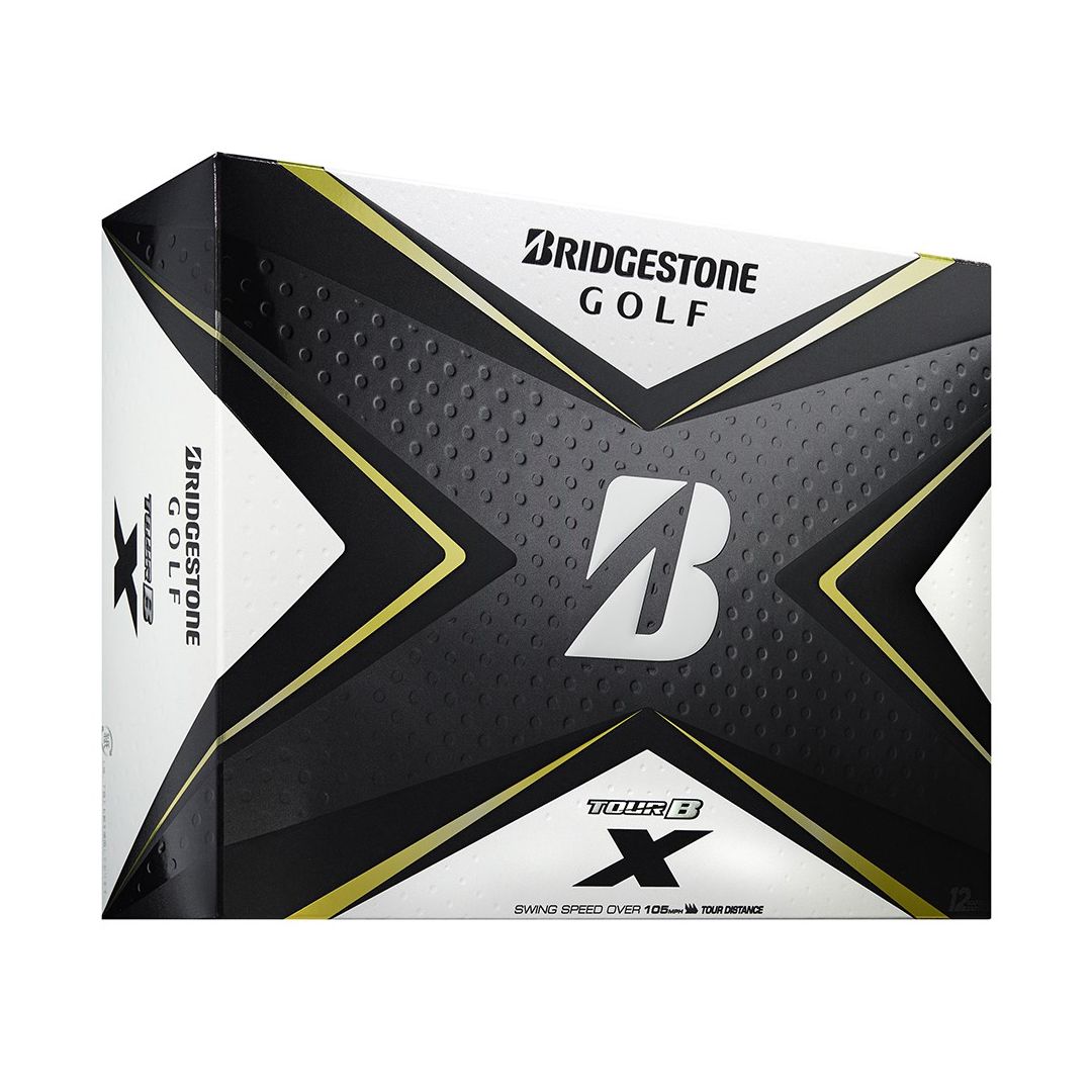 Bridgestone Tour B X Golf Balls – 12 Ball Pack | REACTIV X Smart Cover | Maximum Distance | Tour-Level Spin | Premium Urethane Golf Balls