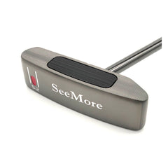 SeeMore Si2 Straight Shaft Golf Putter | RST Alignment | 303 Stainless Steel Blade Putter