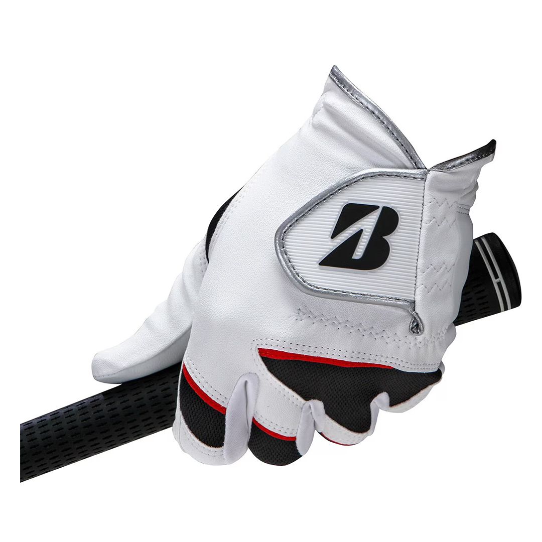 Bridgestone Tour B Hybrid Golf Glove – Premium Synthetic & Cabretta Leather Golf Glove | Superior Grip | Breathable | All-Weather Performance