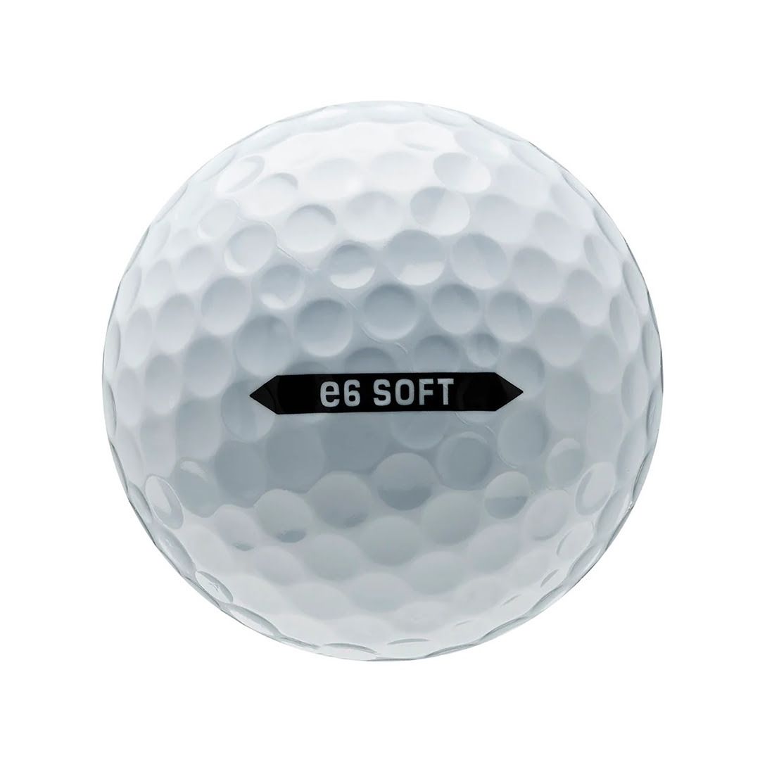 Bridgestone e6 Soft Golf Balls – 12 Ball Pack | Soft Feel | Long Distance | Straight Flight | Low Compression Golf Balls