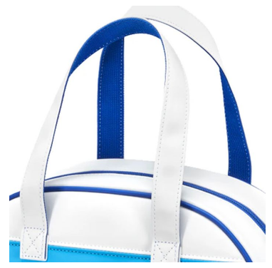 Mizuno Tour Practice Golf Ball Bag – White/Blue | Premium Range Ball Carry Bag