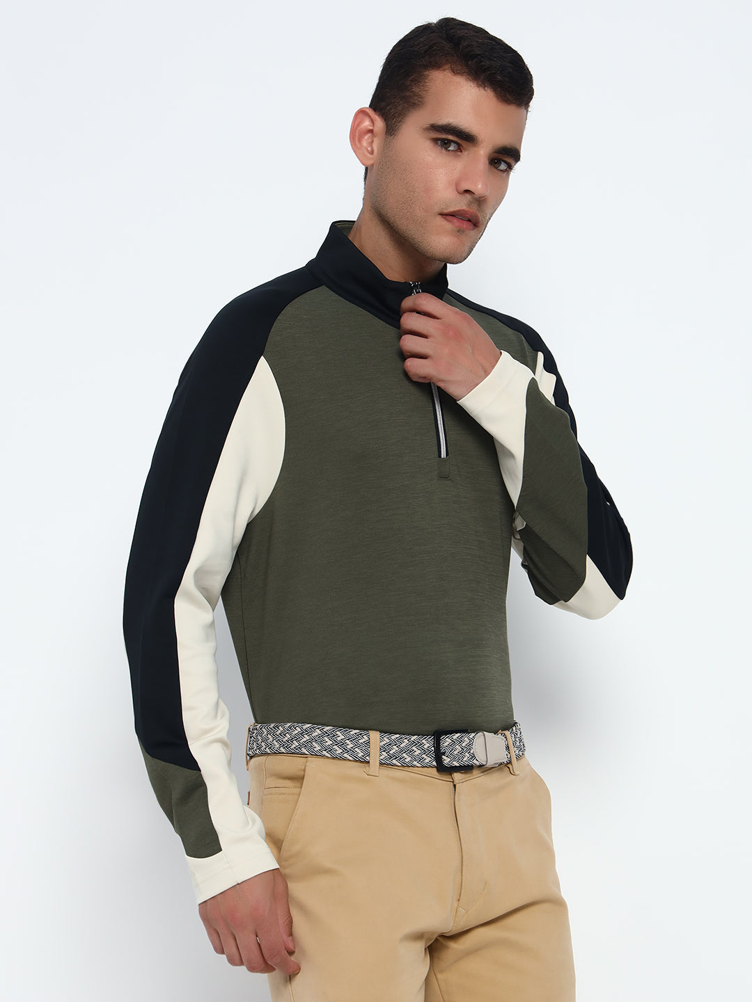 Color Block Polo