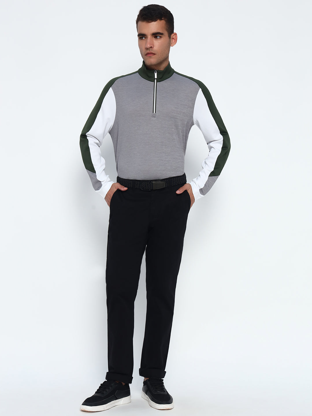 Color Block Polo
