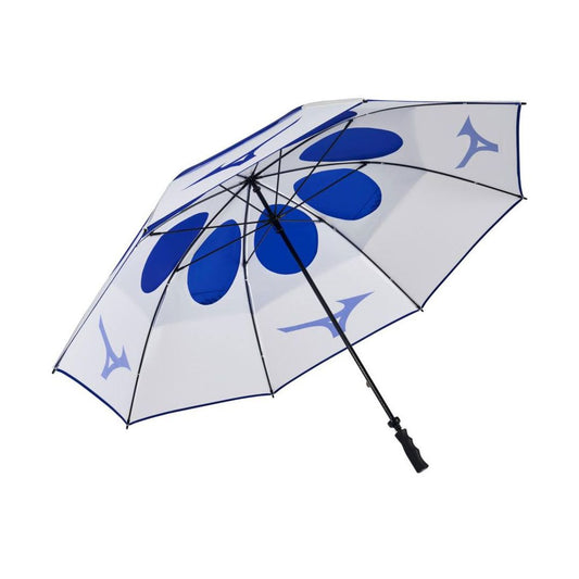 Mizuno Tour Golf Umbrella Blue/White – 68 Inch Dual Canopy Windproof Golf Umbrella
