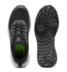 PUMA Fusion Grip 6 Spikeless Golf Shoes – Puma Black/Puma Shadow | Lightweight Breathable Golf Shoes for Men