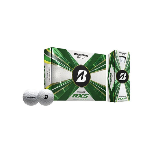 Bridgestone Tour B RXS Golf Balls – 12 Ball Pack | REACTIV X Cover | Tour-Level Spin & Soft Feel | Maximum Distance Golf Balls