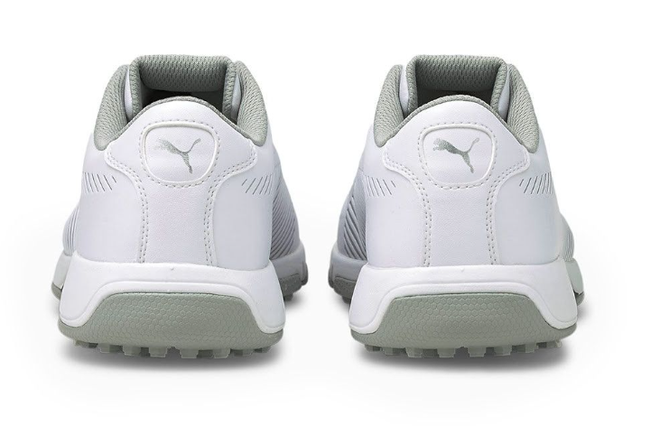 PUMA Grip Fusion Sport 3.5 Golf Shoes – Puma White | Waterproof Soft Spike Golf Shoes for Men