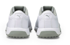 PUMA Grip Fusion Sport 3.5 Golf Shoes – Puma White | Waterproof Soft Spike Golf Shoes for Men