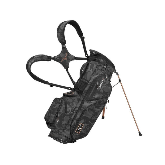 Mizuno BR-DX 14-Way Hybrid Golf Stand Bag - Black Camo/Copper