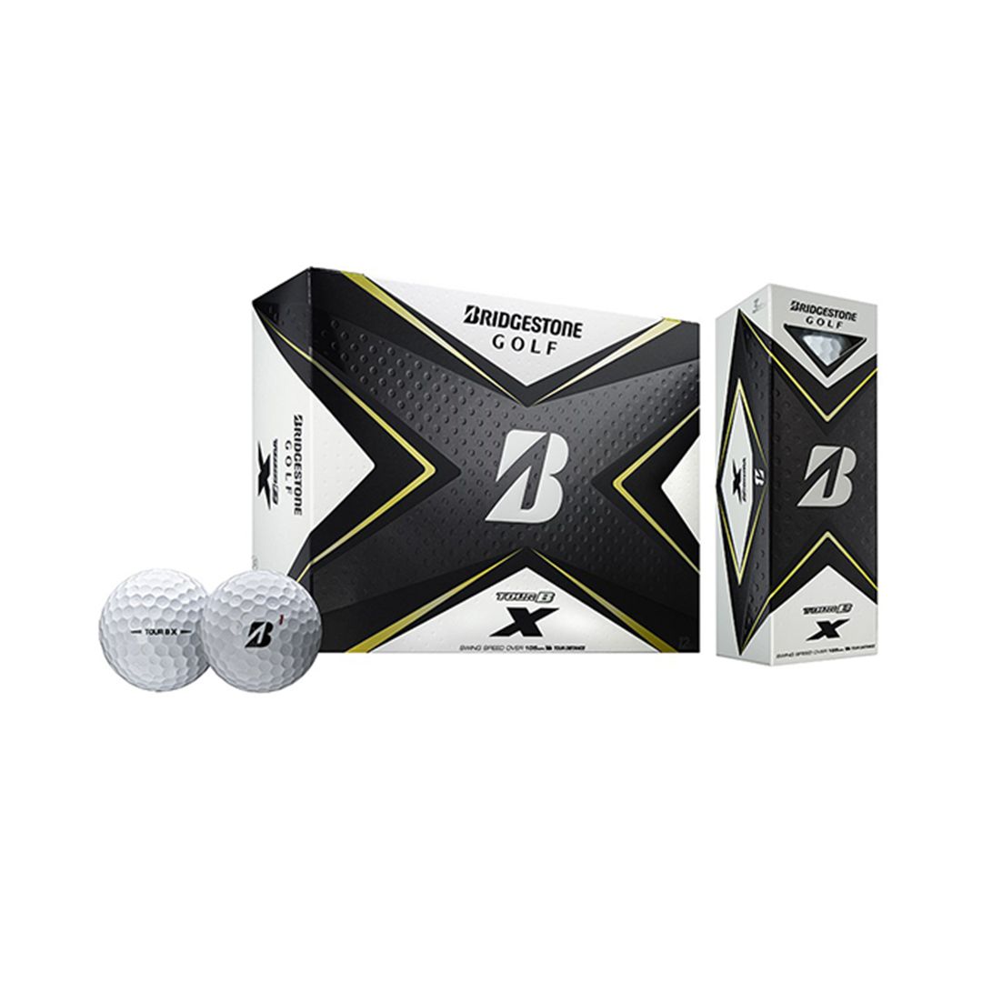 Bridgestone Tour B X Golf Balls – 12 Ball Pack | REACTIV X Smart Cover | Maximum Distance | Tour-Level Spin | Premium Urethane Golf Balls