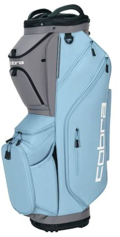 Cobra Ultralight Pro Cart Bag – Lightweight 14-Way Golf Cart Bag with 13 Pockets (Camo / Blue Editions)