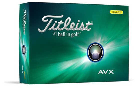 Titleist AVX Golf Balls – Yellow | Ultra Soft Feel, Low Flight, Long Distance Premium Golf Balls (Dozen)