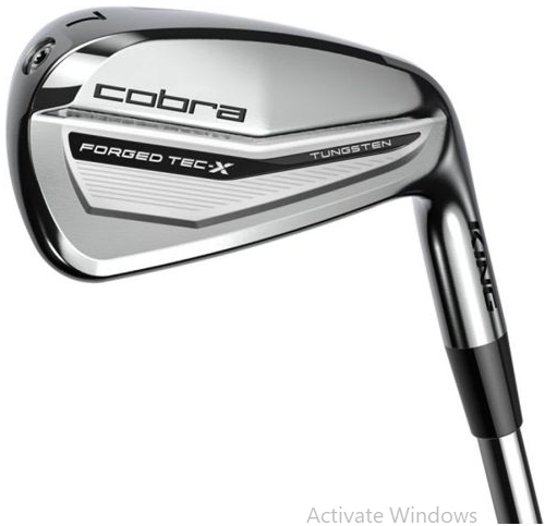 Cobra KING Forged Tec-X Irons Set (4-PW) Steel Shaft – Forged Distance & Maximum Forgiveness Irons