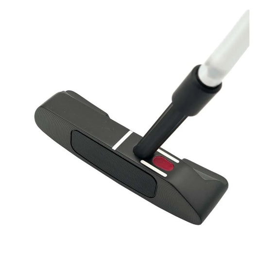 SeeMore Si2 Black Offset Golf Putter | RST Alignment | 303 Stainless Steel | Charcoal PVD Finish